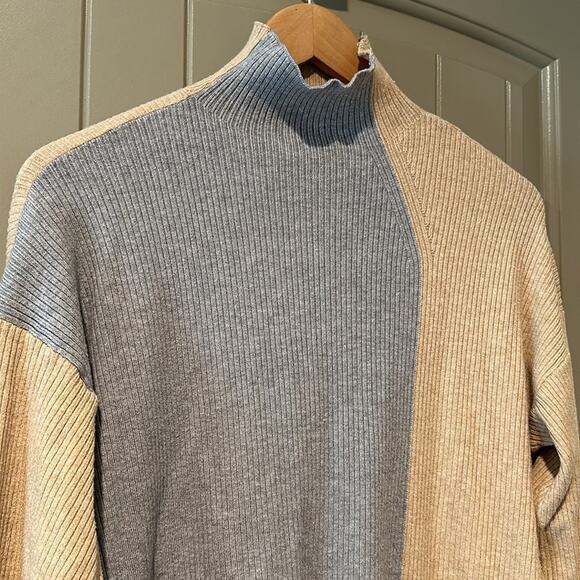 CARA SANTANA x 9W Colorblock Tunic sz S - Picture 2 of 7